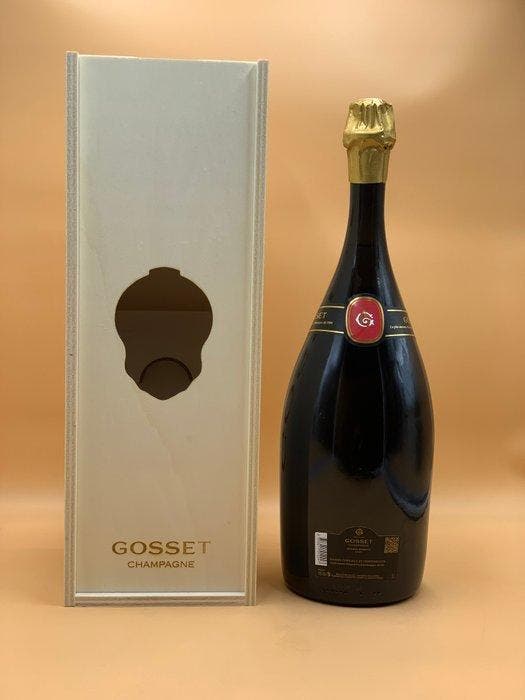 Gosset, Grande Réserve - Champagne Brut - 1 Dubbele, Verzamelen, Wijnen