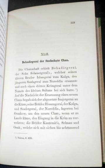 Hammer (-Purgstall), Joseph von - Geschichte der Chane der, Antiek en Kunst, Antiek | Boeken en Manuscripten