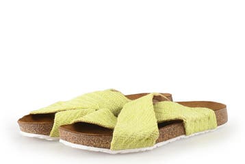 Haflinger Slippers in maat 45 Geel, Slippers, Verzenden, Geel, Zo goed als nieuw