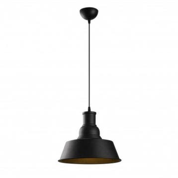 Industriële hanglamp zwart goud 31 cm | Depar, Verzenden