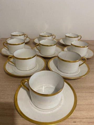 Limoges - Service à café (18) - Porcelaine - service à café