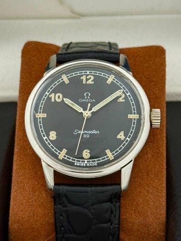 Omega - Zonder minimumprijs - Seamaster 30 Military Black, Nieuw
