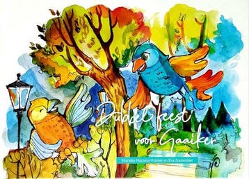 Dubbel feest voor Gaaiker - Kinderboek over scheiden -, Boeken, Verzenden, Zo goed als nieuw, Marieke Martens