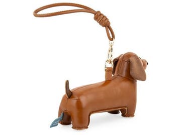 Veiling - Zuny tashanger/bag charm tekkel bruin, Nieuw