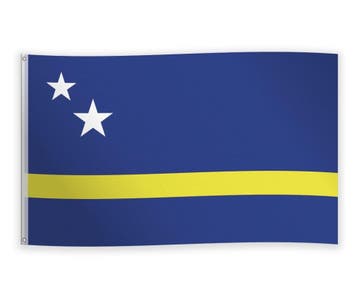 Vlag Curacao 1,5m, Verzenden