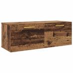 vidaXL Wandkast Oud hout 100 x 36.5 x 35 cm Bewerkt hout, Verzenden