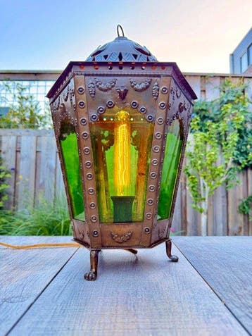 1910s Arts & Crafts/ Jugendstil - Lantaarn - Brons - Hoogte