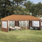 vidaXL Pop-up Feesttent 575 x 289 x 245 cm Beige, Verzenden, Nieuw