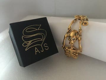 AJS Memento Mori Skelet Schedel RVS (roestvrij staal) & 24
