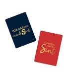 2x mini kaartje sinterklaas - schoencadeau - post uit spa..., Ophalen of Verzenden, Nieuw