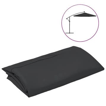 Vervangdoek Parasol 350cm | Retour deal | Nu 33% goedkoper, Jardin & Terrasse, Verzenden, Overige typen