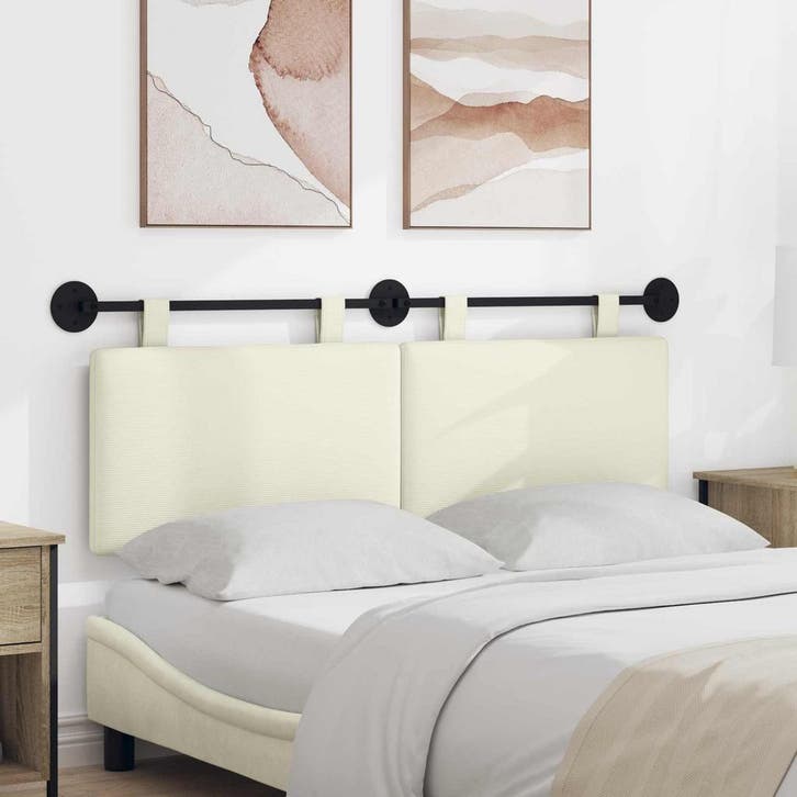 vidaXL Hangend hoofdbord Corduroy stof, Huis en Inrichting, Slaapkamer | Bedden, Nieuw, Verzenden