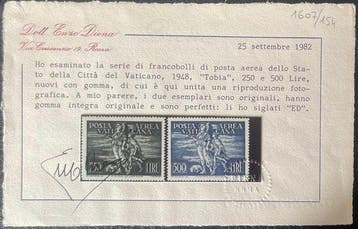 Vaticaanstad 1948 - Vaticaanstad 1948 - Luchtpost Tobia, Gestempeld