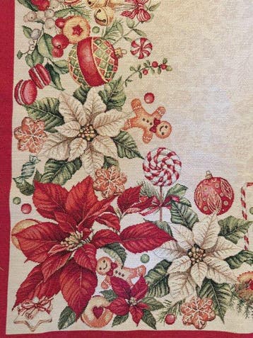 Nappe de Noël au pain dépice - Nappe - 2.4 m - 1.4 m