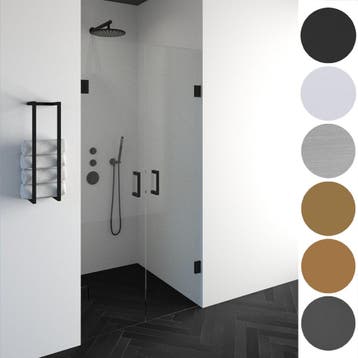 Complete Profielloze Pendeldeuren (Alle Kleuren En Maten), Ophalen of Verzenden, Nieuw, Chroom, Douche