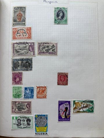 Monde 1902/1973 - Collection dans un album Davo Kosmos, Gestempeld