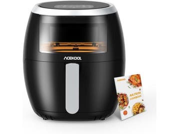 Veiling - Acekool AirFryer 8L - 1800W - Verlichting - touchs, Nieuw