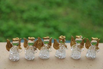 engel van glas - Kerstdecoratie (6) - Glas, Diversen, Nieuw