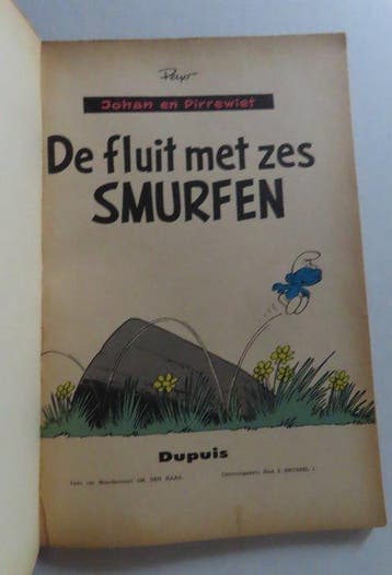 Johan en Pirrewiet - De fluit met zes Smurfen - 1 Album -, Nieuw