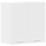 vidaXL Bovenkast Lyon 60x31x60 cm bewerkt hout wit, Verzenden, Nieuw