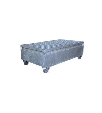 Stalen lekbak ibc tank 220 liter verzinkt nieuw, Doe-het-zelf en Bouw, Ophalen of Verzenden, Nieuw