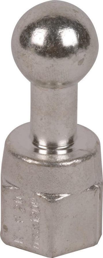 Dehn vaste kogelpen 25mm met M12 binnendraad - 755200, Verzenden