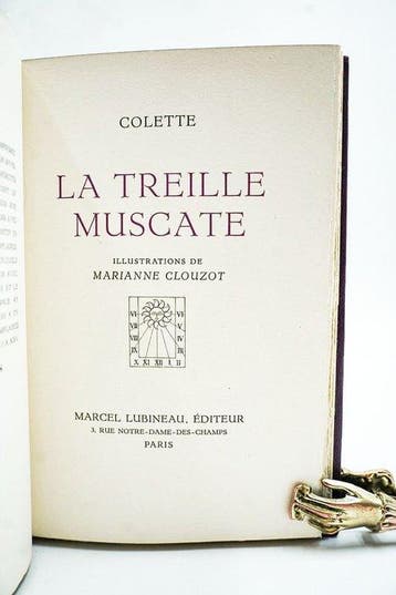 Colette / Marianne Clouzot - La Treille Muscate - 1955