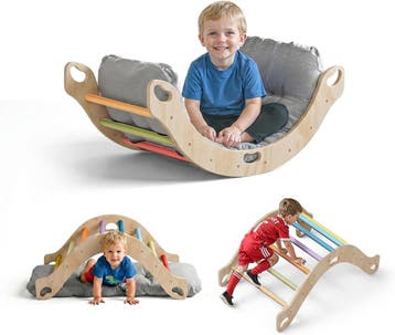 Arche Montessori bois + coussin : retour client, top motr..., Enfants & Bébés, Verzenden