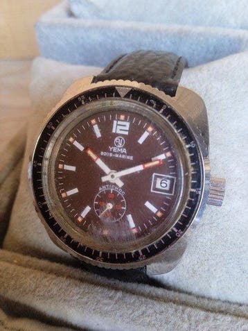 Yema - Sous-Marine - Sans prix de réserve - 893669 - Homme -, Bijoux, Sacs & Beauté, Montres | Hommes