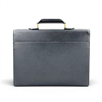 Louis Vuitton - Serviette Conseiller Epi Noir Leather Black, Nieuw