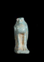 Égypte ancienne, période tardive Faïence émaillée Amulette