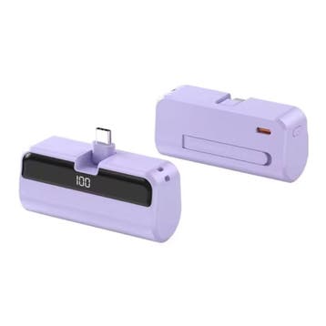 10.000mAh Mini Capsule Powerbank voor USB-C - Noodaccu, Télécoms, Verzenden