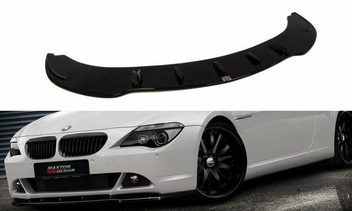 Maxton Front Spoiler V1 BMW 6 Serie E63 E64 B8091, Auto-onderdelen, Carrosserie, Nieuw, BMW, Voor