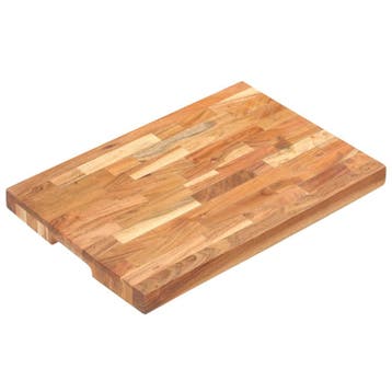 vidaXL Hakblok 50x35x4 cm massief acaciahout, Verzenden, Nieuw
