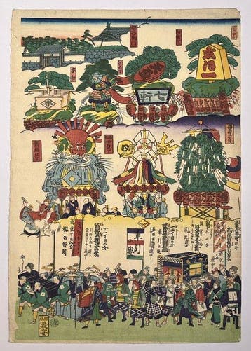 [Utagawa Hiroshige III /  (1842–1894)] Scenes of