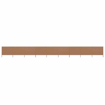 Windscherm 1200x160 cm taupe: Direct je terras windvrij m..., Tuin en Terras, Verzenden, Zo goed als nieuw