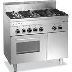 Fornuis + Oven | MINIMA 600 | Gas | 6 Branders (3x 2.7kW,, Verzenden, Nieuw in verpakking