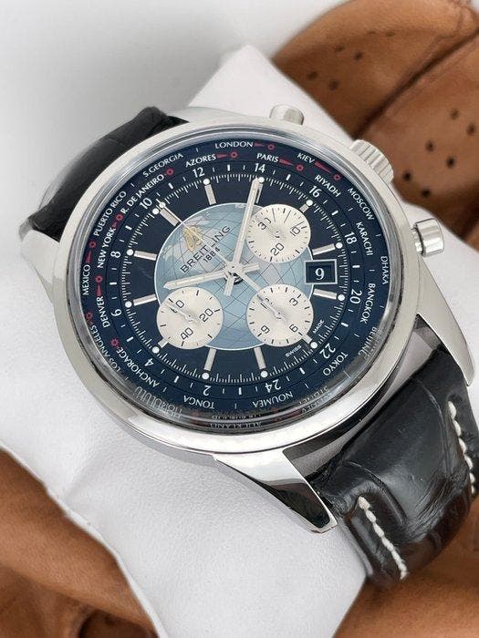 Breitling - Transocean Unitime Chronograph - AB0510 - Homme, Bijoux, Sacs & Beauté, Montres | Hommes