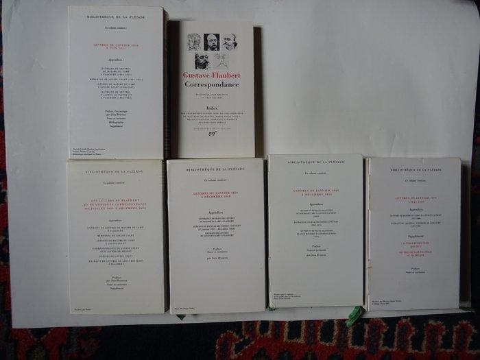 Gustave Flaubert - Flaubert. Correspondance, 5 volumes, Antiek en Kunst, Antiek | Boeken en Manuscripten