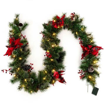 2dekans | Coast Kerstslinger met Verlichting 270 cm –, Diversen, Ophalen of Verzenden, Nieuw