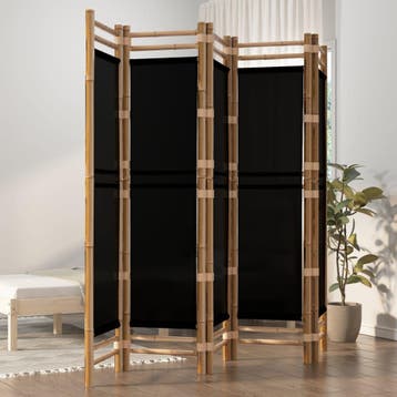 vidaXL Kamerscherm 5-panelen inklapbaar 200 cm bamboe en, Huis en Inrichting, Verzenden, Nieuw