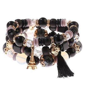 Fako Bijoux - Armband Set - Boho - Bohemian - Eiffeltoren -, Verzenden, Nieuw