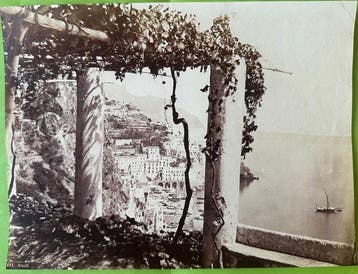 Giorgio Sommer - Amalfi - Coppia di Fotografie antiche