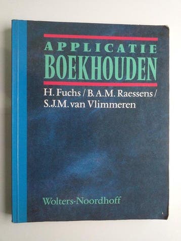 APPLIC.BOEKHOUDEN 9789001322892 Fuchs, Verzenden, Gelezen, Fuchs
