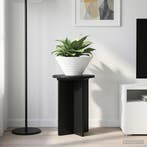 vidaXL Plantenstand 2 pcs Zwart Ø29,5 x 40 cm Bewerkt hout, Verzenden
