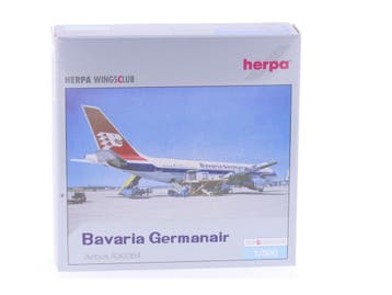 Schaal 1:500 Herpa 512695 Bavaria Germanair Airbus A300B4..., Ophalen of Verzenden, Gebruikt