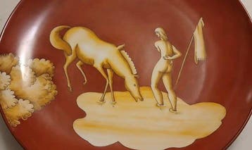 Richard Ginori - Gio Ponti - Plat - Porcelaine - Le repos de