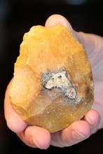 Paléolithique Silex Biface - 82 mm (Sans prix de réserve)