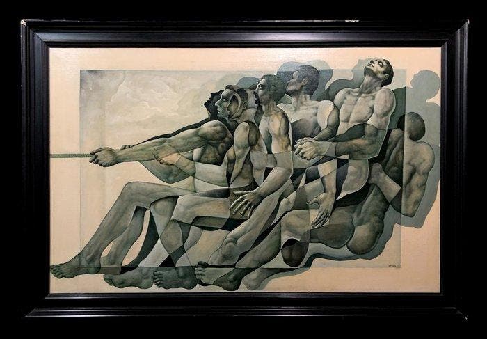 Fernando Calderón López De Arroyabe (1928-2003) - Set of, Antiquités & Art, Art | Peinture | Classique