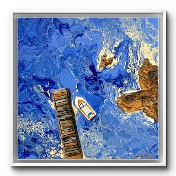 Jiel - Grande Bleue au vieux ponton – Mediterralis® -